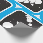 Papier Cadeau Planètes dans l'espace (Coin)