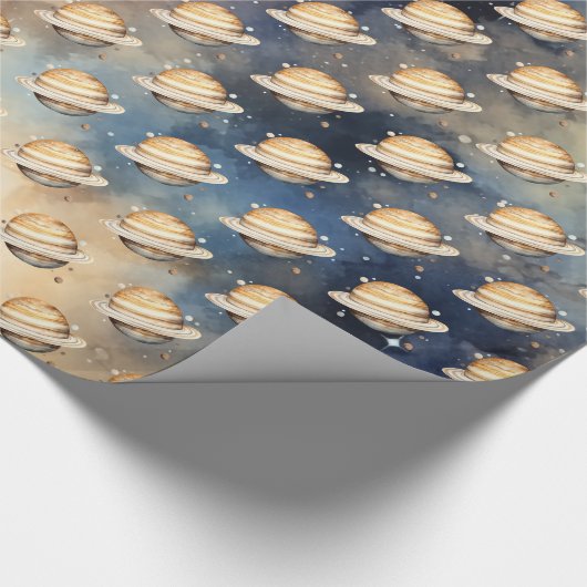 Papier Cadeau Planètes spatiales extra-spatiales Garçon premier (Coin)