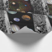 Papier Cadeau Planets du système solaire (Coin)