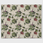 Papier Cadeau Plante de sorcière apothecaire | Herbes botaniques (Plat)