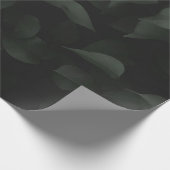 PAPIER CADEAU PLANTE FEUILLES VERTES (Coin)