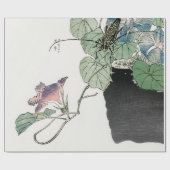 Papier Cadeau PLANTE JAPONAIS d'IMPRESSION AVEC le papier (Plat)