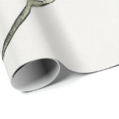 Papier Cadeau PLANTE JAPONAIS d'IMPRESSION AVEC le papier (Coin rond)