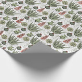 Papier Cadeau Plante Lover Aloe Vera Succulents Cactus Nature (Coin)