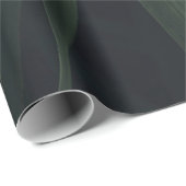 PAPIER CADEAU PLANTE VERT (Coin rond)