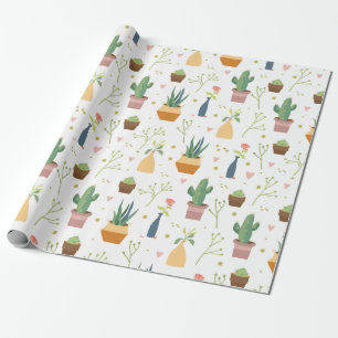Papier Cadeau Plantes de maison