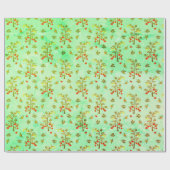 Papier Cadeau Plantes de tomates et abeilles (Plat)