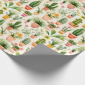 Papier Cadeau Plantes pointillés (Coin)