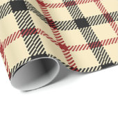 Papier Cadeau Plaque jaune clair (Coin rond)