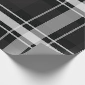 Papier Cadeau Plaqué noir et gris (Coin)