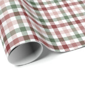 Papier Cadeau Plaqué Pour Les Mots De Noël Papier Enveloppé (Coin rond)