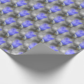 Papier Cadeau Plaques Blue Gentian (Coin)