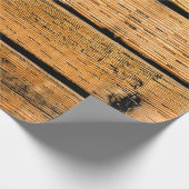 Papier Cadeau Plaques de bois estampillées "Fabriqué aux Etats-U (Coin)