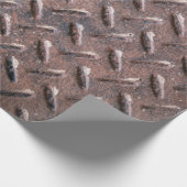 Papier Cadeau Plaques de surface vieilles en acier non glissant. (Coin)