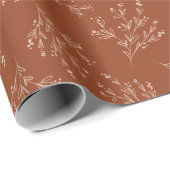 Papier Cadeau Plaques simples palette de couleurs d'automne | Bu (Coin rond)