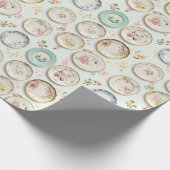Papier Cadeau Plaques vintages (Coin)