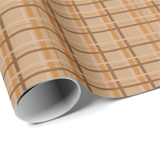 Papier Cadeau Plat automnal (Coin rond)