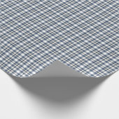 Papier Cadeau Plat bleu blanc 1 (Coin)