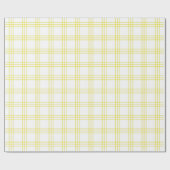 Papier Cadeau Plat jaune moderne|Grand Motif| Papier à enveloppe (Plat)
