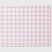 Papier Cadeau Plat rose moderne|Grand Motif| Papier à envelopper (Plat)