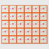 Papier Cadeau Plate-forme de volleyball le papier d'emballage de (Plat)