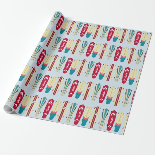 Papier Cadeau Platines vintages (Déroulé)
