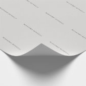 Papier Cadeau Platinum Grey Minimalist Plain Modern (Coin)