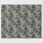 Papier Cadeau Platinum Paisley Motif intemporel (Plat)
