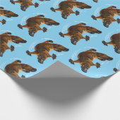 Papier Cadeau platypus à bec de canard (Coin)