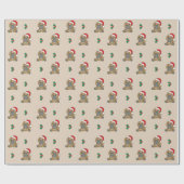 Papier Cadeau Platypus Noël Animaux d'hiver Vacances Platypus (Plat)