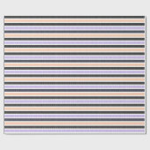 Papier Cadeau Playful Striped Polka Dot Pattern (Plat)