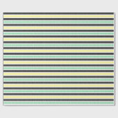Papier Cadeau Playful Striped Polka Dot Pattern (Plat)