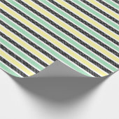 Papier Cadeau Playful Striped Polka Dot Pattern (Coin)