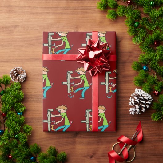 Papier Cadeau Plomberie (Cadeau de vacances)