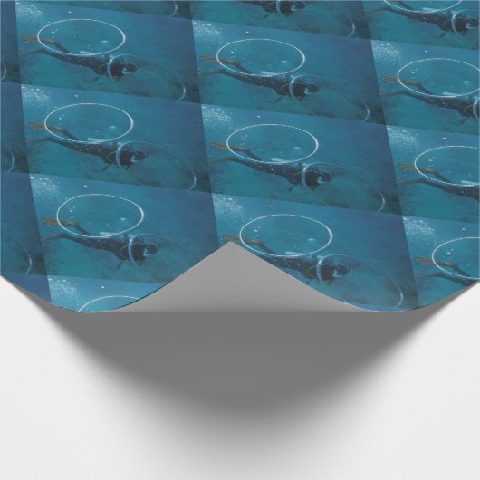 Papier Cadeau Plongeur (Coin)