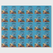 Papier Cadeau Plongeur en scaphandre (Plat)