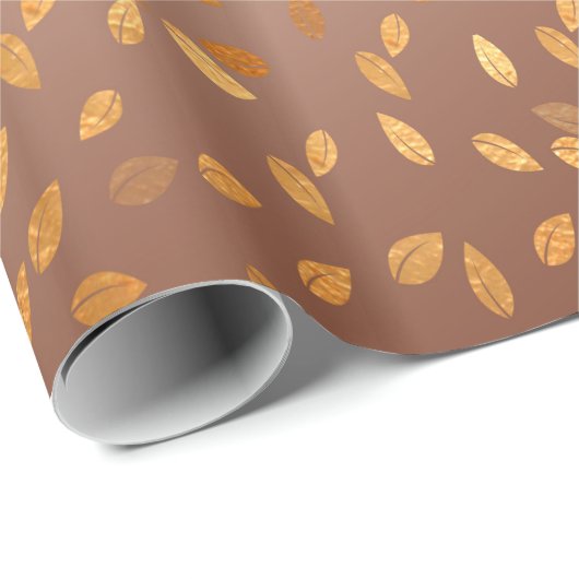 Papier Cadeau Pluie dorée (Coin rond)