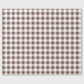 Papier Cadeau Plum Buffalo Plaid Holiday (Plat)