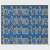 Papier Cadeau Plumber Extraordinaire (Plat)
