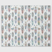Papier Cadeau Plume Fantastique (Plat)