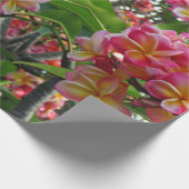 Papier Cadeau Plumeria hawaïenne (Coin)