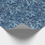 Papier Cadeau Plumes bleues (Coin)