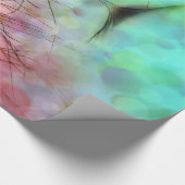 Papier Cadeau Plumes Pastel Peacock (Coin)