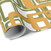 Papier Cadeau Plus D'Ouverture Des Rectangles Modernes Du Milieu (Coin rond)