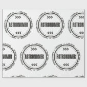 Papier Cadeau Plus grand astronome (Plat)