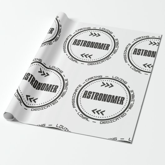 Papier Cadeau Plus grand astronome (Déroulé)