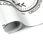 Papier Cadeau Plus grand astronome (Coin rond)