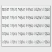 Papier Cadeau Plus grand Clarinetist Pourtant (Plat)