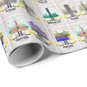 Papier Cadeau Plus grand Manchester (Coin rond)