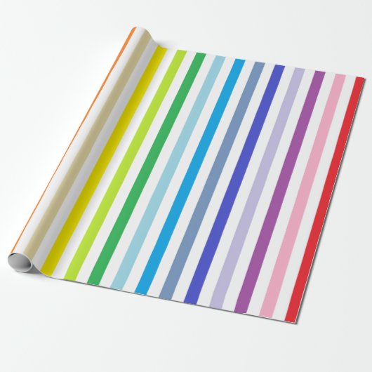 Papier Cadeau Plus large arc-en-ciel vertical de spectre et (Déroulé)